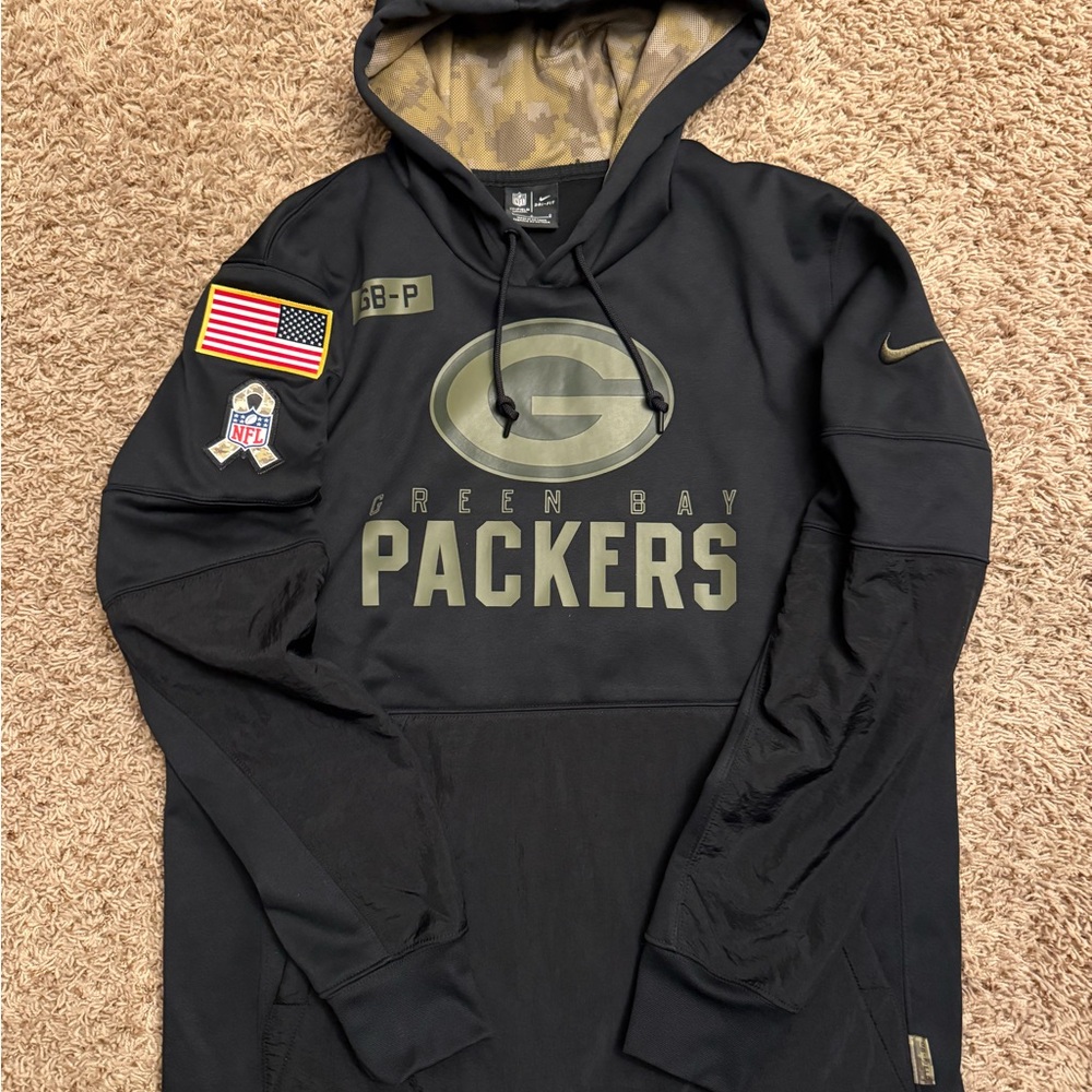 NFL Green Bay Packers Black and Gold Hoodie